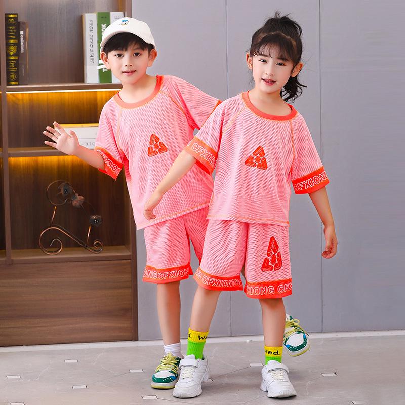 Kids' Quick-Dry Summer 2025 Sports Set: Short-Sleeved Top & Shorts