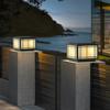 Waterproof Outdoor Post Lantern Garden Floor Fence Household Solar Column Lamp Led Pillar Lights 220 V Pier Mounted Post Light