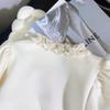 Girls' Princess Lace Ruffle Sweatshirt - Winter Long Sleeve Base Shirt