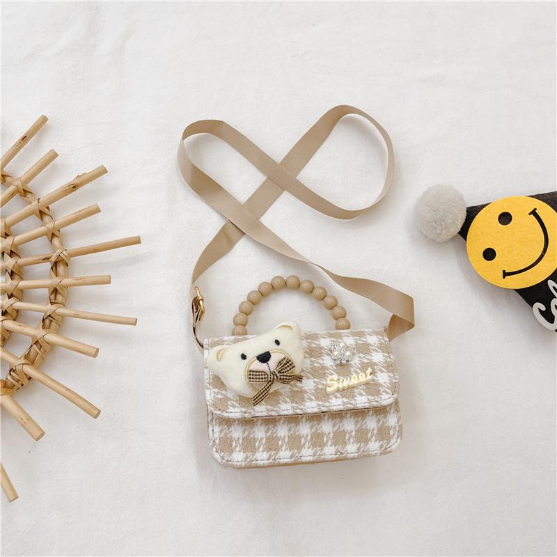 Trendy Mini Handbag For Kids Stylish Cotton And Linen Shoulder Bag For Girls
