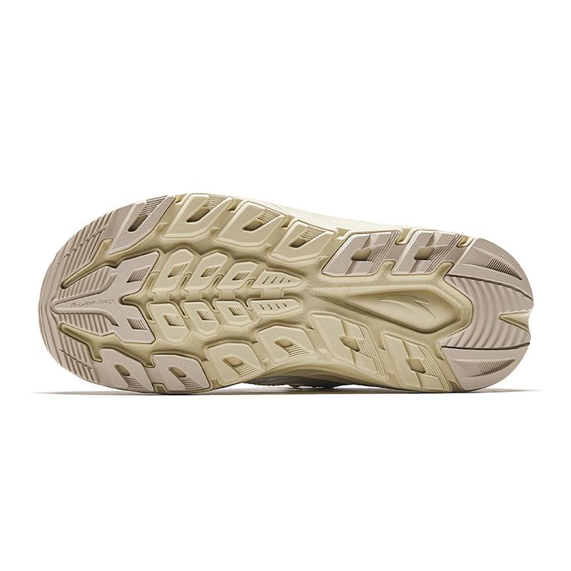 New Anta Slip Resistant Breathable Height Increasing River Trekking Shoes Women's Beige 922528522-4