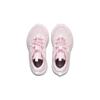 Li Ning Kids Round Toe Hook And Loop Wear-Resistant Shock Absorbing Low-Top Running Shoes Kids sneaker Pink White YKNT090-6