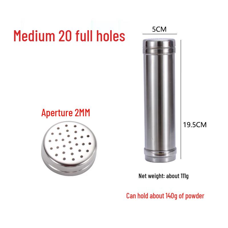 LIEI Stainless Steel Powder Shaker (5-Pack)