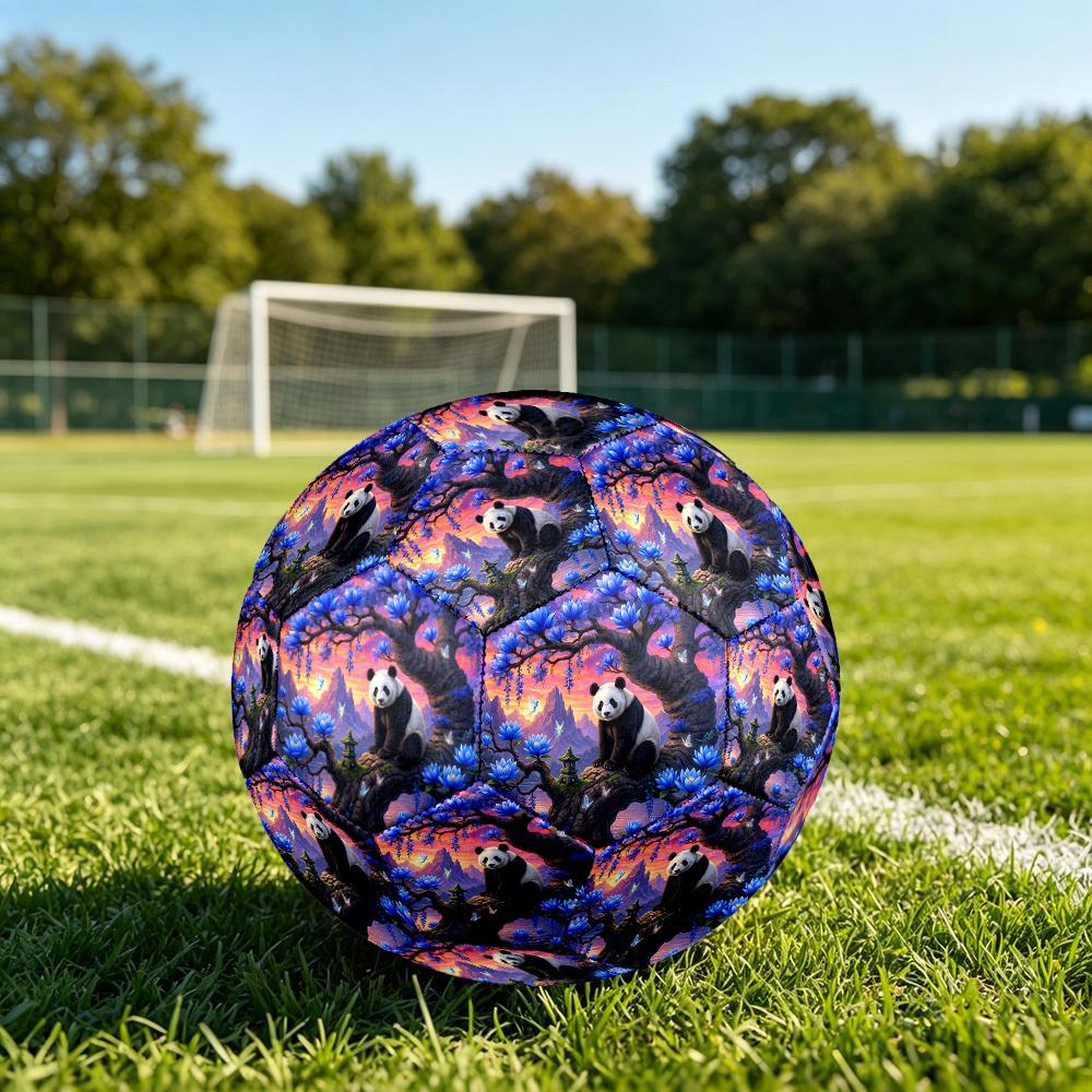 1pc Panda Fantasy Land Durable Size 5 Soccer Ball Professional Match Training Football Indoor &Outdoor Sports Ball P60153