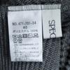 Unused SPECCHIO 7 Minutes Sleeve Shirt 40 Gray Women Used