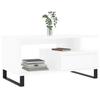 VidaXL Coffee Table White 90x49x45 Cm Engineered Wood 831028
