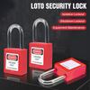 Lockout Tagout Lock 100pcs Keyed 100PCS Tags Alike Loto Safety Key Locks Same Padlocks for Lock Out Tag Out Stations and Devices