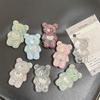Bear Mobile Phone Airbag Holder Pasted With Creative Sequins Caring Stable Portable Watching TV Shows Supporting Desktop Lazy People