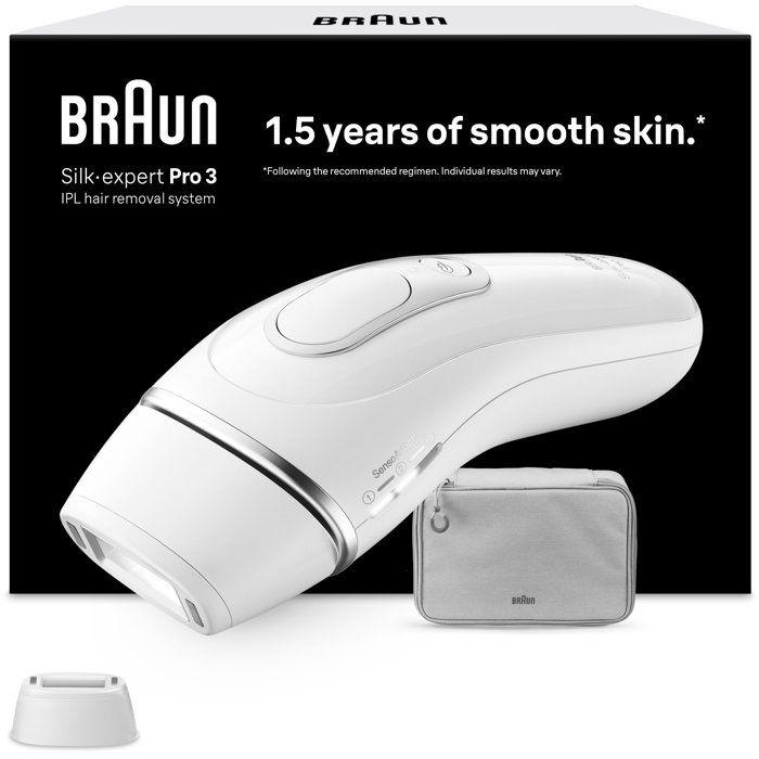 Pulsed light epilator - BRAUN - IPL PL3020 - 300,000 flashes - White