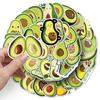 50 Cartoon Avocado Ins Style Personalized Cute Decorative Suitcase Scooter Car Motorcycle DIY Stickers