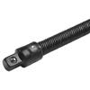 High Quality New Extension Rod Flexible Shaft Wrench 1/2 Inch 12.7mm Black Drive Extender Flexible Shaft Spring Steel (middle)