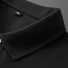 Men's Plus Size Contrasting Placket Cotton Short Sleeve Polo Shirt