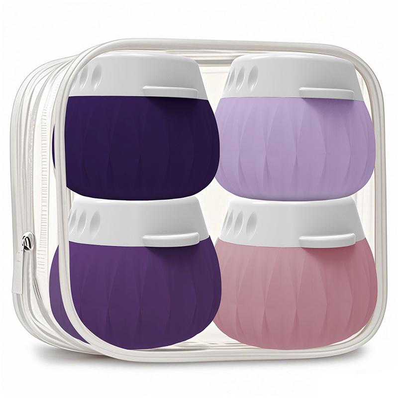 

4 шт. 35 мл контейнер для лосьона из мягкого силикона, сжимаемая туба, герметичная пустая бутылка, портативные дорожные многоразовые бутылки для шампуня