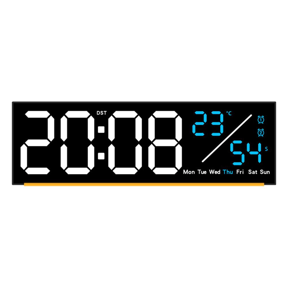 Digital LED Clock With Time Date Temperature Alarm Timers Stopwatch 12/24H DST LED Countdown Table  Clock