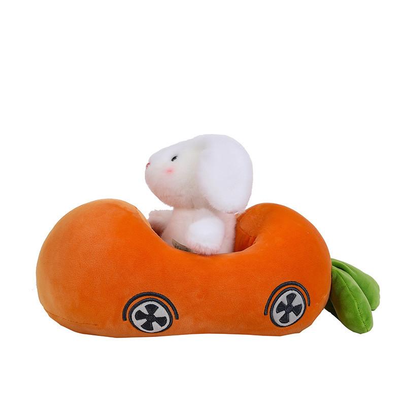 Car Rabbit Radish Plush Toy Doll Home Decoration Soothing Filling Gift Doll