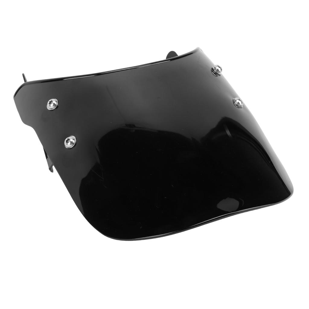 Motorcycle Front Windshield Unbreakable PMMA Panel Front Wind Deflector with Mount Bracket for