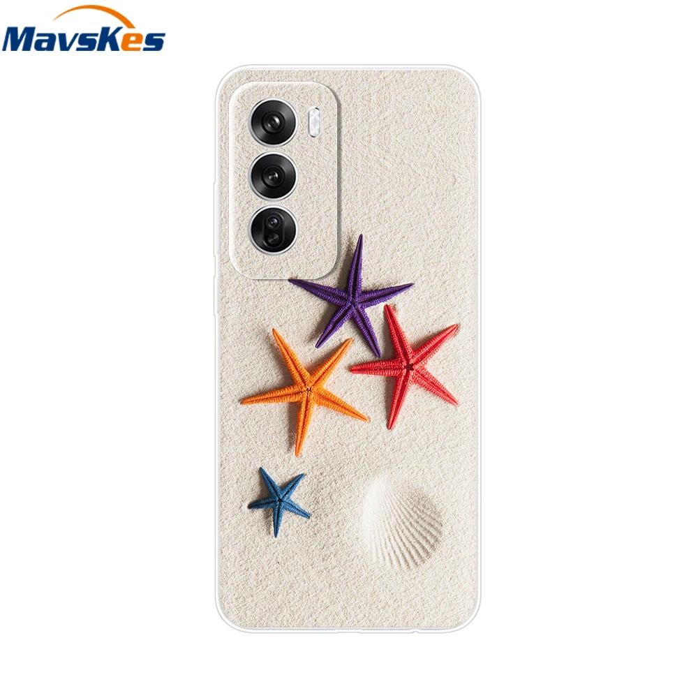 For OPPO Reno 12 5G Case Transparent Cover For OPPO Reno12 Pro 5G Reno12 Luxury Marble Soft Silicone TPU Phone Cases Funda Capas