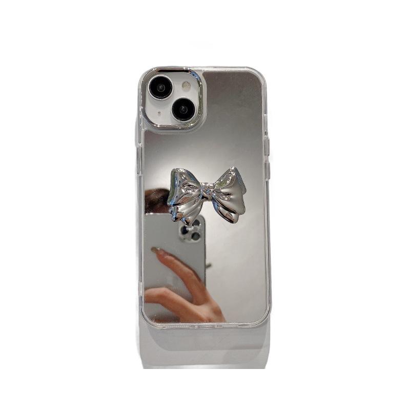 Acrylic Mirror Suitable for Apple 15promax Protective Case Love Iphone13/16 Mobile Phone Case 14 Girl