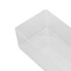 Multifunctional Nail Tool Storage Box Portable Transparent Single Layer Storage Box with Open Mouth for Home