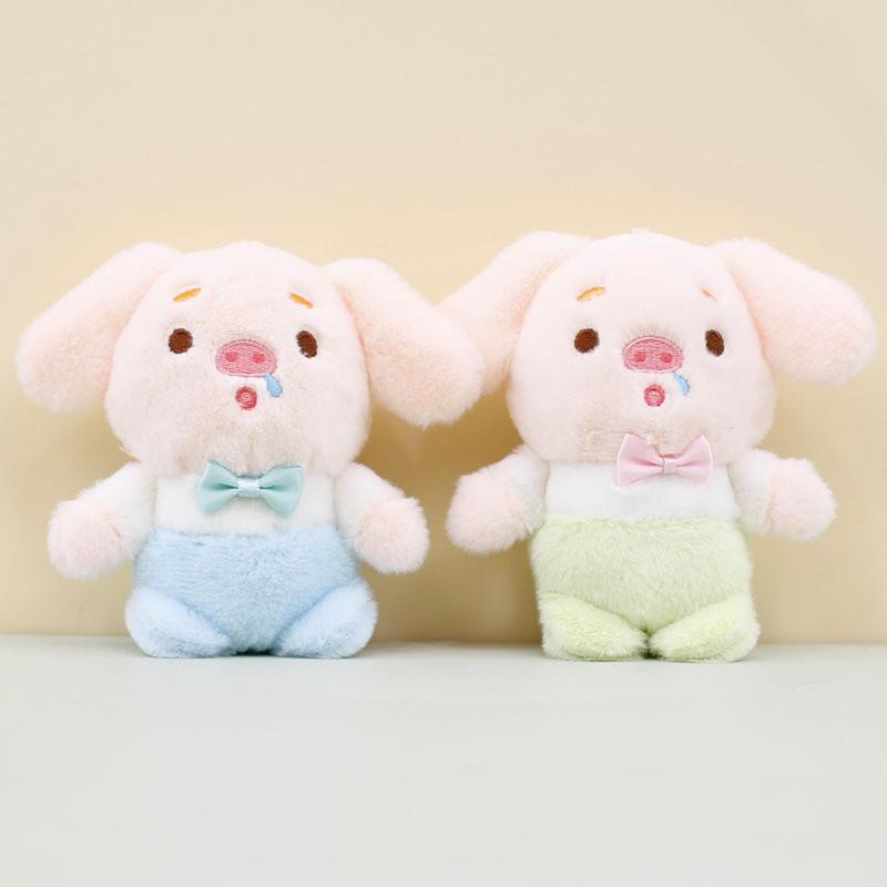 Cute Pig Plush Keychain Adorable Stuffed Animal Soft Short Plush Bag Charm
