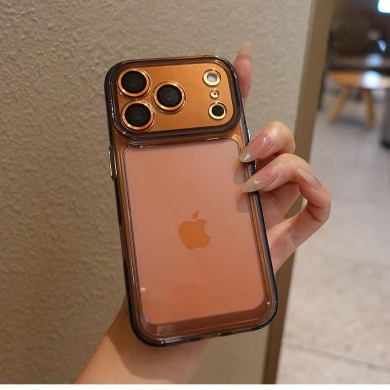 

Premium Black Transparent TPU Case for iPhone 17 Pro Max, 16 Pro, 15, 14 Pro iPhone 15 Pro