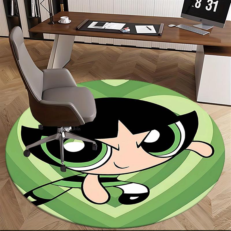 Powerpuff Girls,Buttercup Chair mat Round Rug Office carpet,Non slip, Suitable for Living Rooms, Bedrooms Decor1205066a