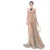 Neck Waist Dress Temperament Socialite Dress Skirt Seaside Vacation Halter Long Skirt