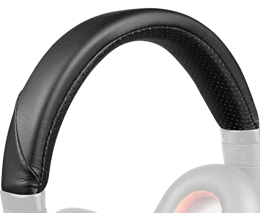 SOULWIT Headband Cover for Plantronics BackBeat Pro Voyager 8200 UC Protective Easy DIY Replacement Headphone Head Strap Replacement Band Black 1/2,
