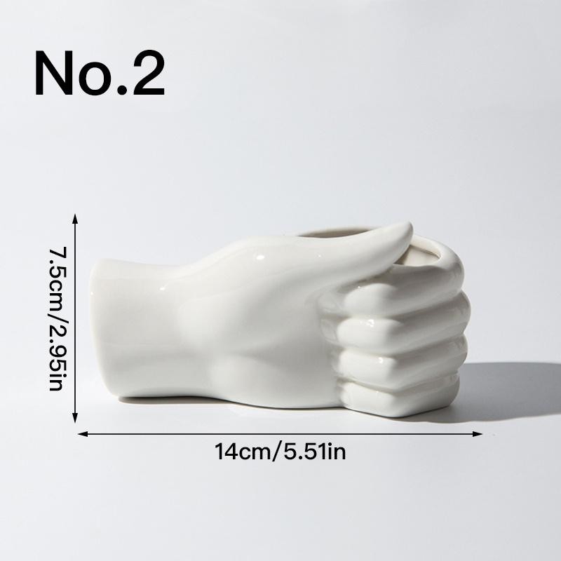 

Креативная гидропонная ваза, украшение для дома, настольные украшения, бутылка для ароматерапии, садовые принадлежности, керамический цветочный горшок, художественная ваза No.2