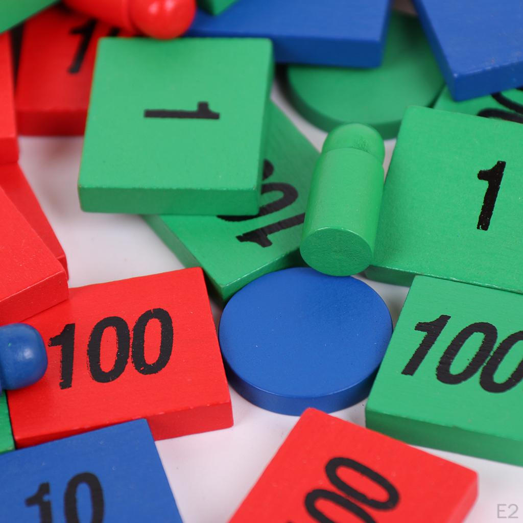 Деревянный набор игрушек Монтессори с печатью для детей — фото 2