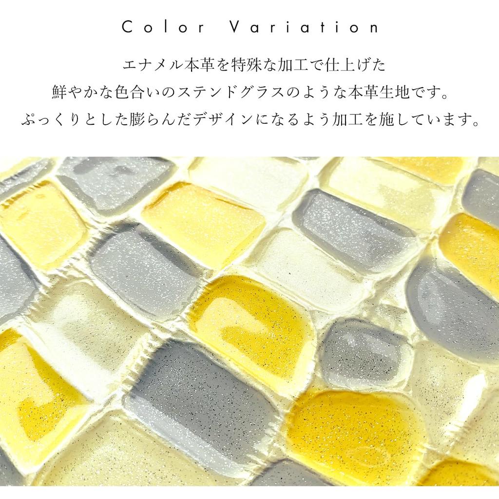 Genuine Leather Smart Key Ring for Women, Key Ring, Key Holder, Bag Charm, Double Ring, Genuine Leather Key Ring, Enamel, Cowhide Leather, 2nd