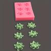 1 Piece Duolian Small Lotus Silicone Mold Ice Cream Mousse Aromatherapy Cake Candle Gypsum Decorative Resin Mold