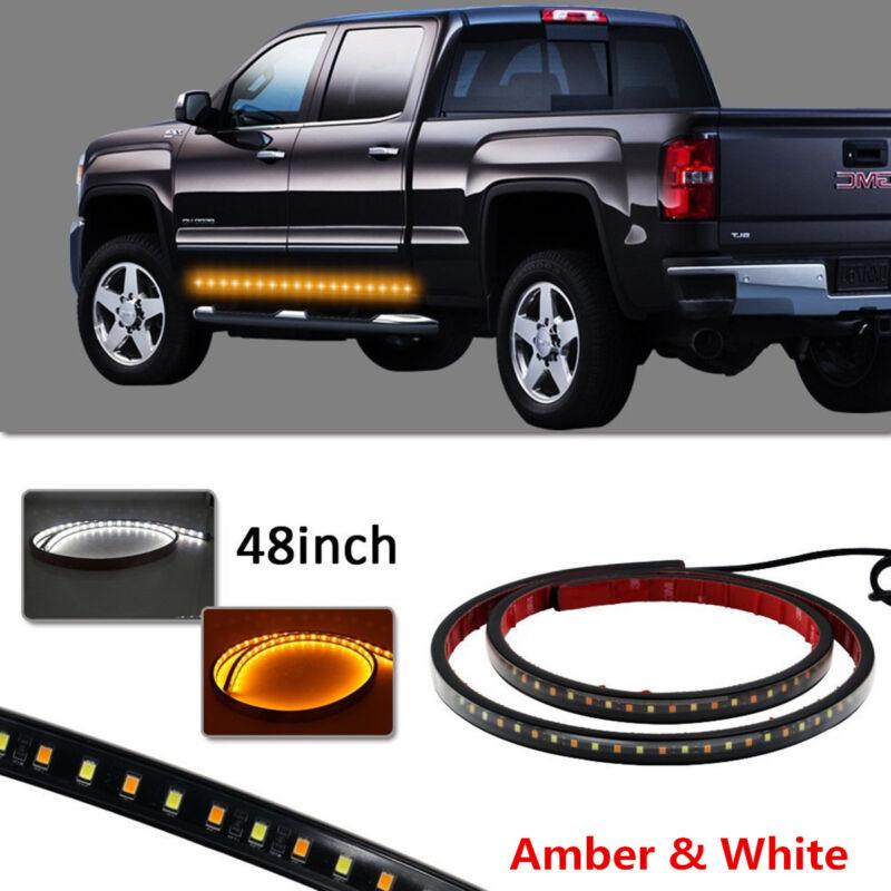 

48 LED Strip DRL Turn Signal Light Daytime Running Light For Car SUV VAN