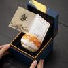 Wang Wenke Mutton Fat Jade Ceramic Dragon Zen Teacup