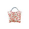 Chic Korean Style Floral Tote Bag Roomy Soft Cotton Summer Shoulder Bag For Everyday Use