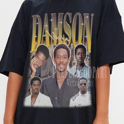 Retro Damson Idris Shirt, Damson Idris Fan T-Shirt, Damson Idris Retro Homage Gift Tees, Damson Idris Sweatshirt, Damson Idris Sweater