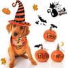 Halloween cute pet bandana, customizable with your own design, HALLOWEEN pattern triangle bandana