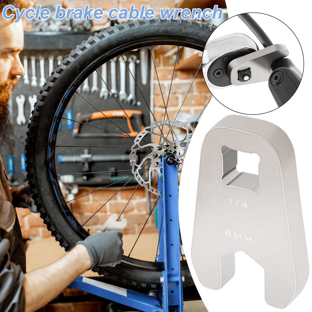 8mm Bike Disc Brake Cable Wrench Steel Bike Hydraulic Brakes Bolt Tool Bicycle Oil Pipe Torque Wrench Cycling Repair Tools