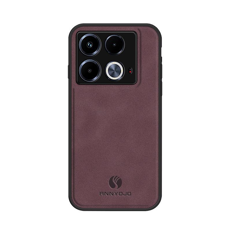 Infinix Spark HOT60 Magnetic Slim Leather Texture Case (S26U)