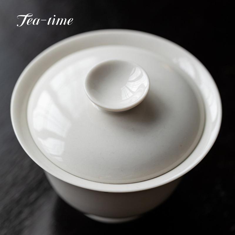 Hand Painted Gaiwan 100ml Chinese Tea Tureen Chawan Handwritten Jingdezhen Cover Bowl Kungfu Ceramics Tool Cup Kung Fu Supplies