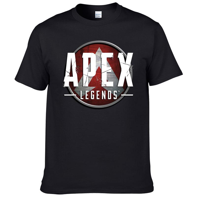 Short Sleeve Print T Shirt Men Summer Cotton Tshirt Clothing New Fashion Casual Apex Legends Harajuku Tee Style Cool Top F81