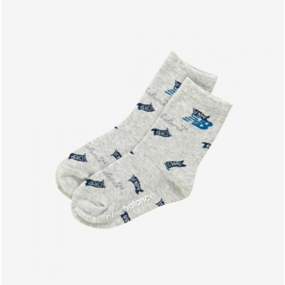 

New Balance Kids Pattern Long Neck Socks B1 Nk8eef104u 16 39 1.NK8EEF104U 16/200