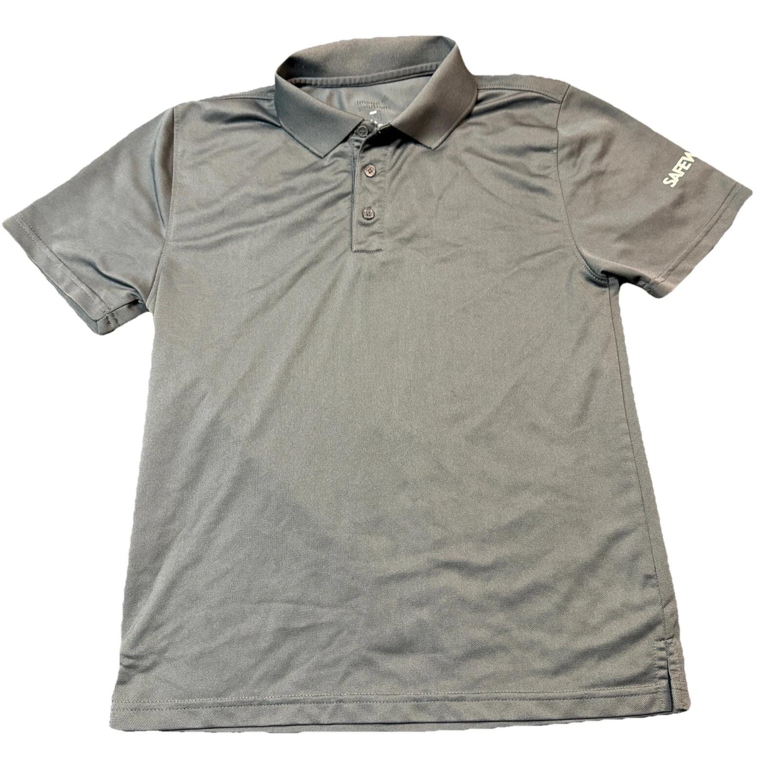 

Safeway shirt unisex gray collar short sleeve t-shirt 4XL