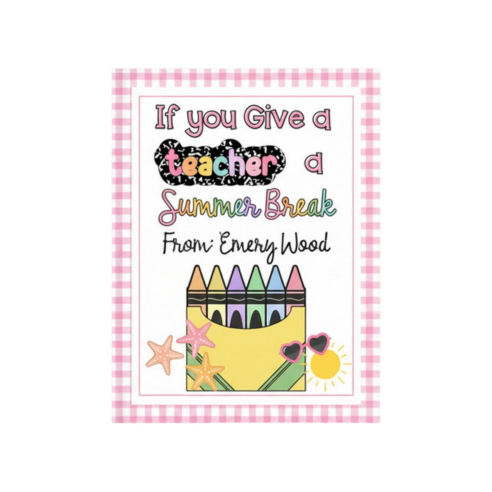 Teacher s Day Gift Card Books Creative Gift Album For Teachers With Eco-Friendly Paper And Matte Cover