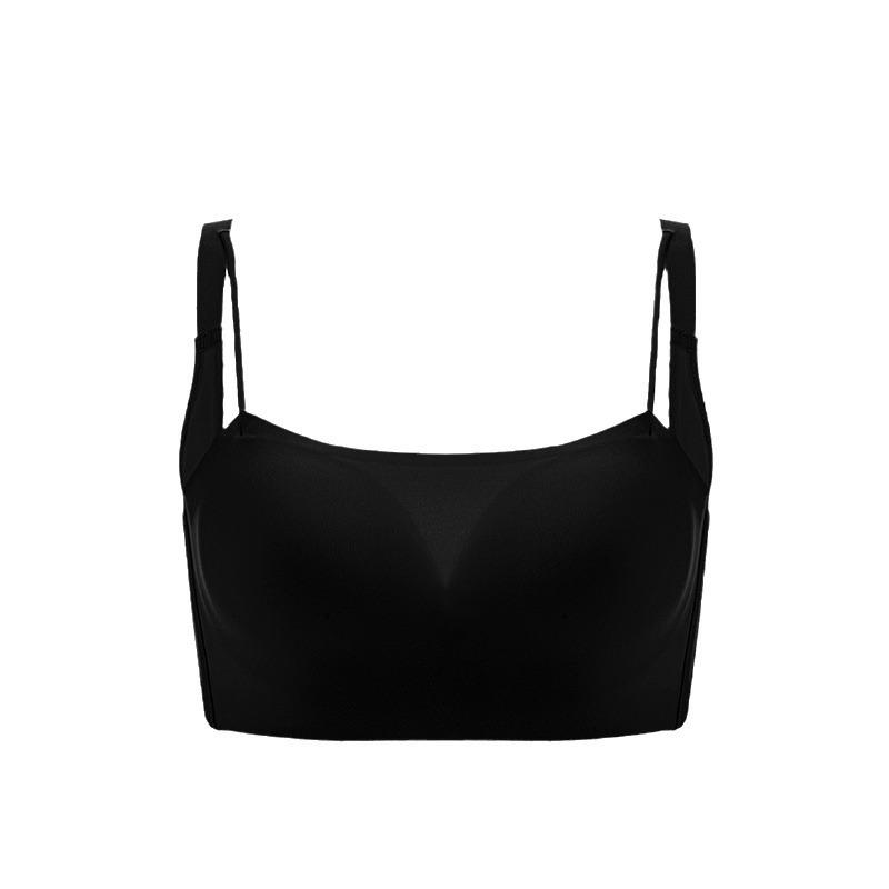 Traceless Underwear Women's Summer Thin Big Breasts Show Small Breasts, Large Size Gather and Close Sub-breasts To Prevent Sagging, No Steel Ring Bra