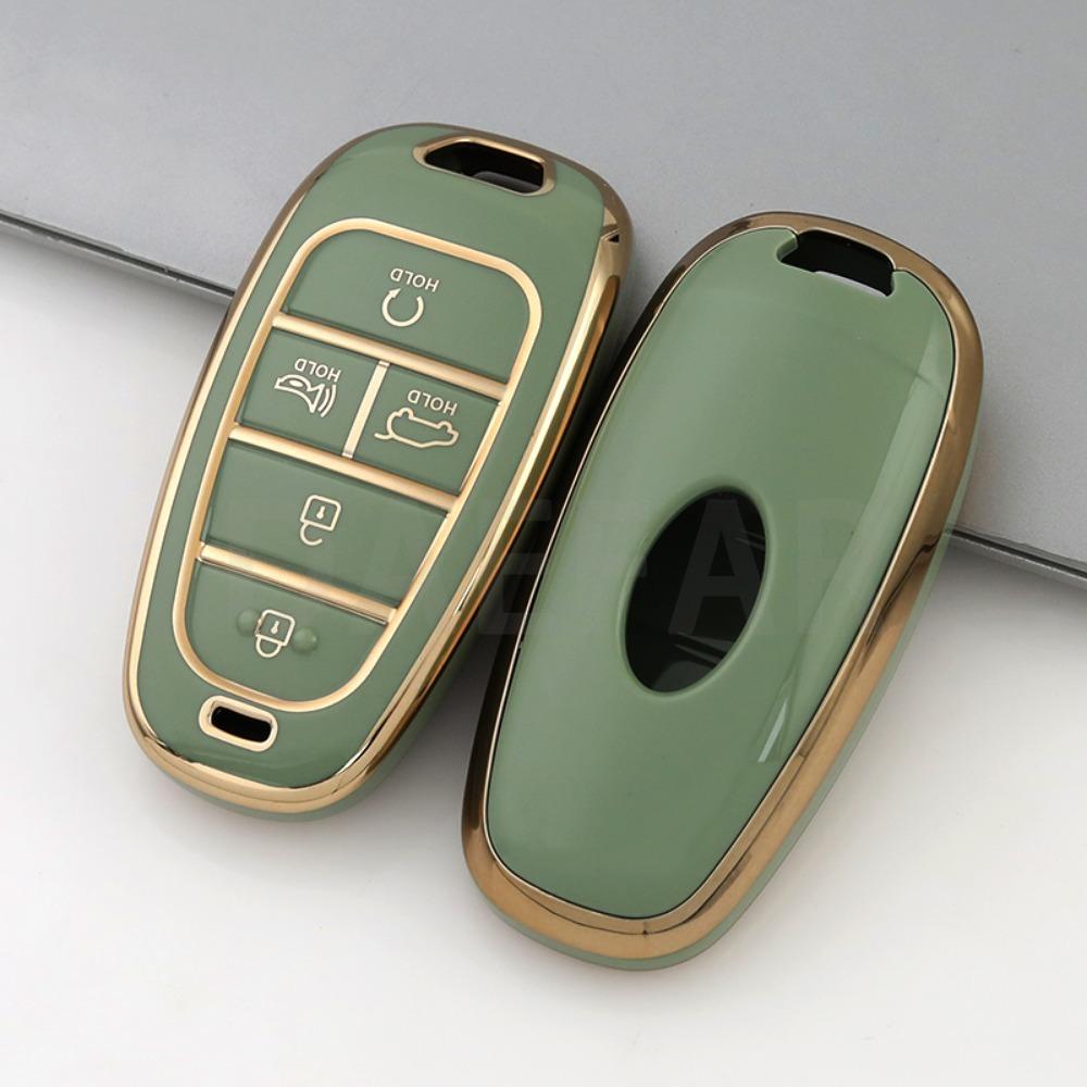 For Hyundai Palisade  Tucson Santa Fe   Atos Solaris Prime Nexo Sonata Staria Ioniq Tpu Key Case Car Key Cover