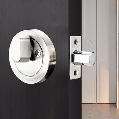 Cerradura de Puerta Oculta de Acero Inoxidable con Llave Cerradura de Puerta Cerradura de Puerta Interior que Ofrece Seguridad Estable y Configuraciones Simples para el Hogar