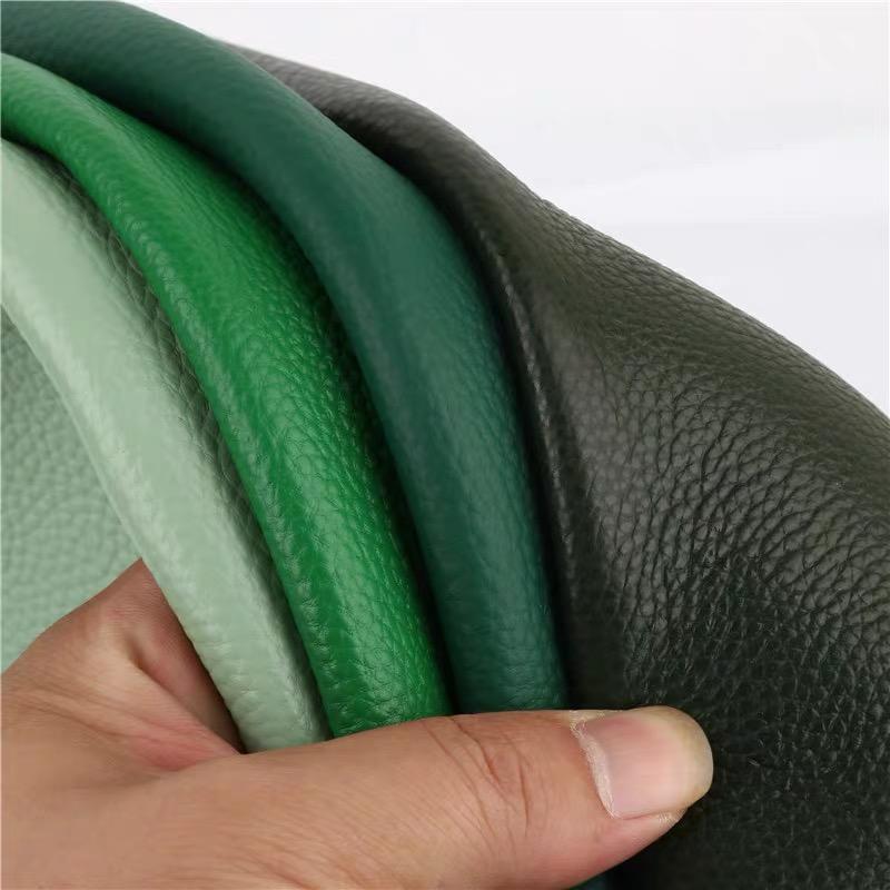 1.5mm thick head layer cowhide leather material bean green genuine leather grass green deep green dark green whole cowhide