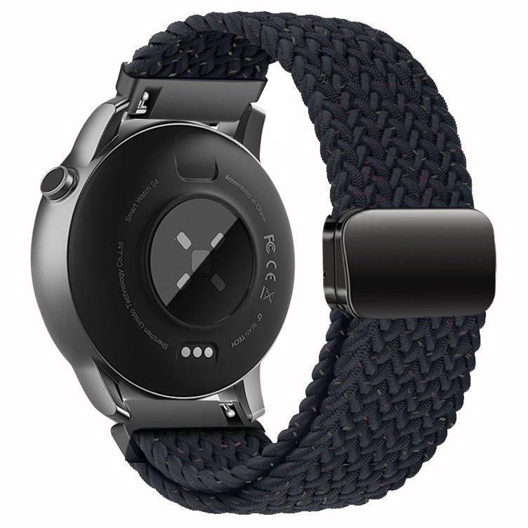 Universal Woven Nylon Magnetic Buckle Watch Band for Huawei/Samsung - 18mm, 20mm, 22mm