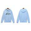 Amri Design Unisex Hooded Sweatshirt with Letter Print - Trendy European & American High Street Style